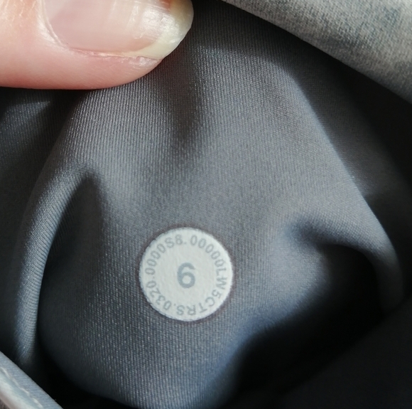 Lululemon Fast and Free High Rise Tight 25" Ice Dye Ice Wash Asphalt Grey 6 - Picture 13 of 16